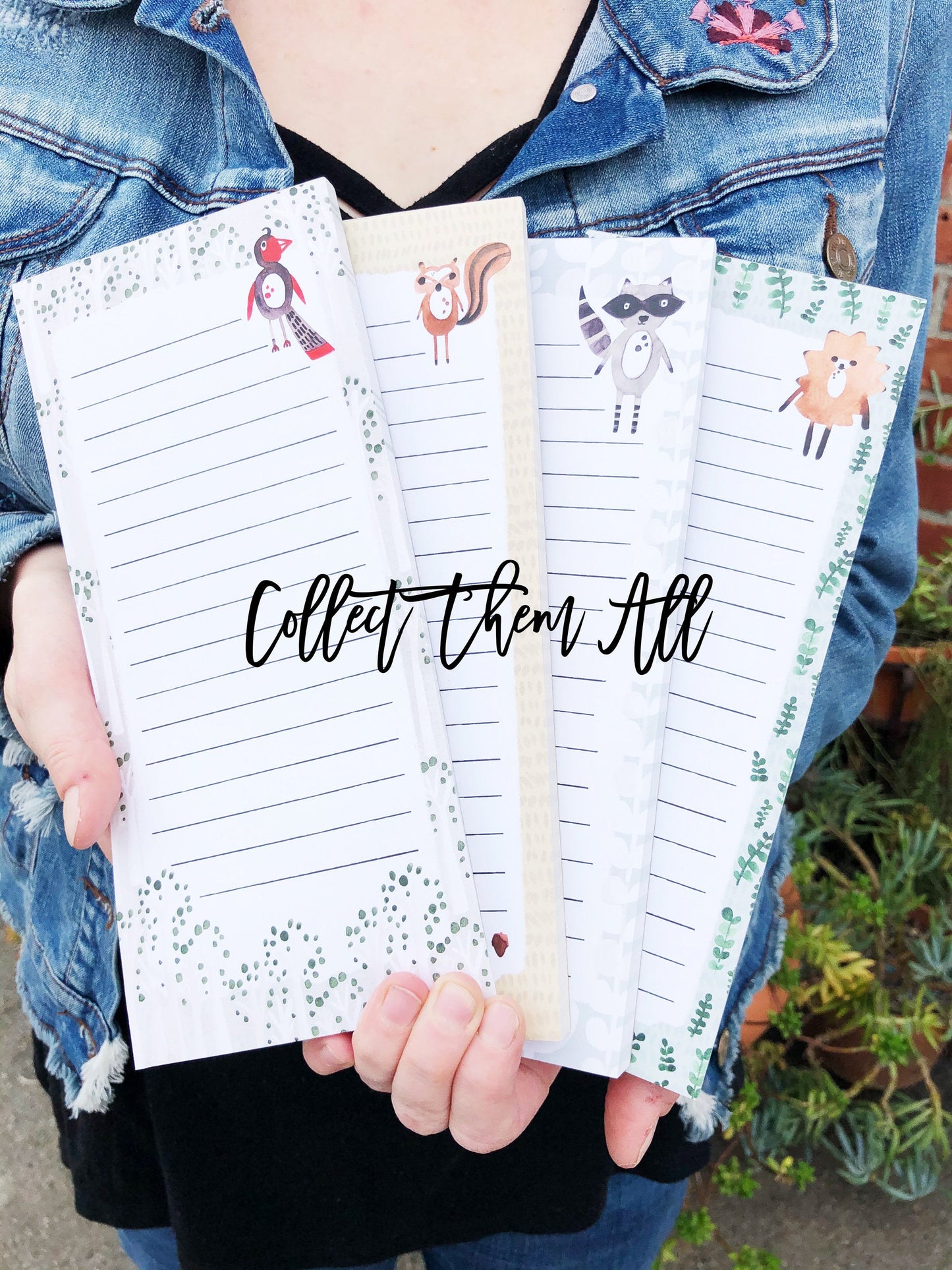 Woodland Bird Magnetic Notepad by Sara Franklin