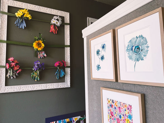 Watercolor Florals For Spring: My Art At The Frame Gallery