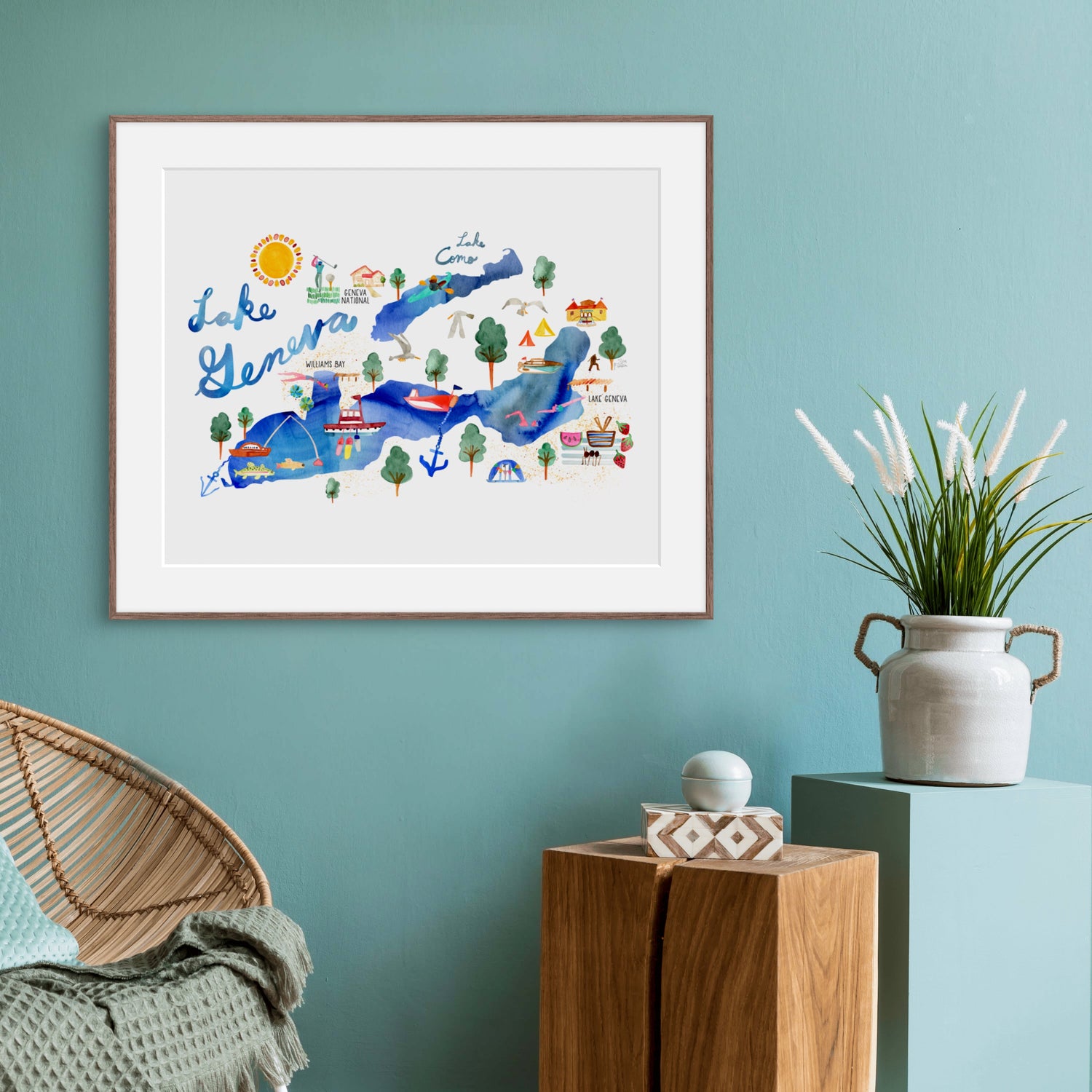 Lake Inspired Prints
