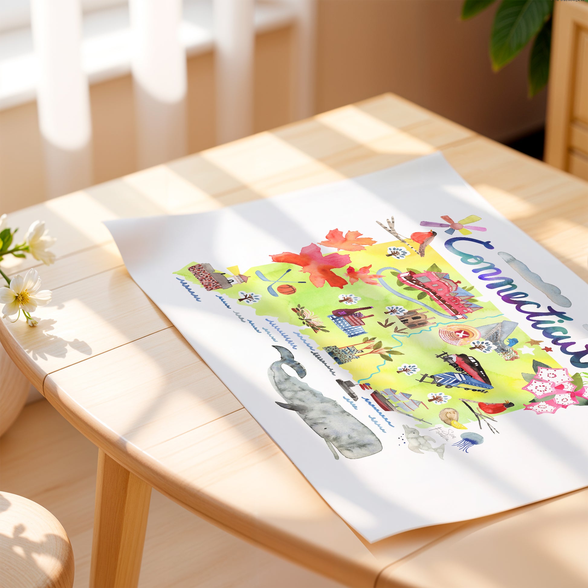 a picture of a birthday card on a table