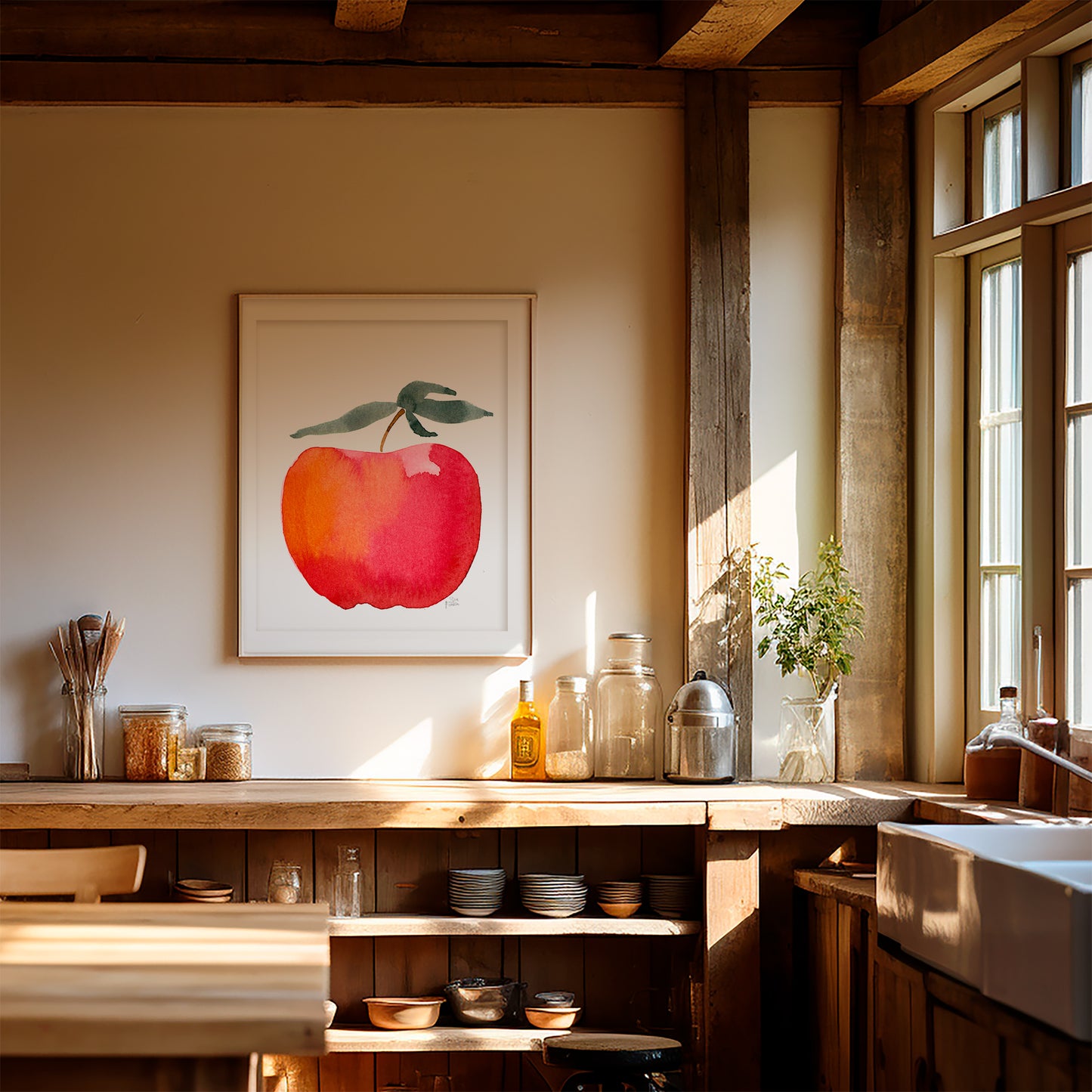 Apple Fine Art Print | Kitchen Wall Art