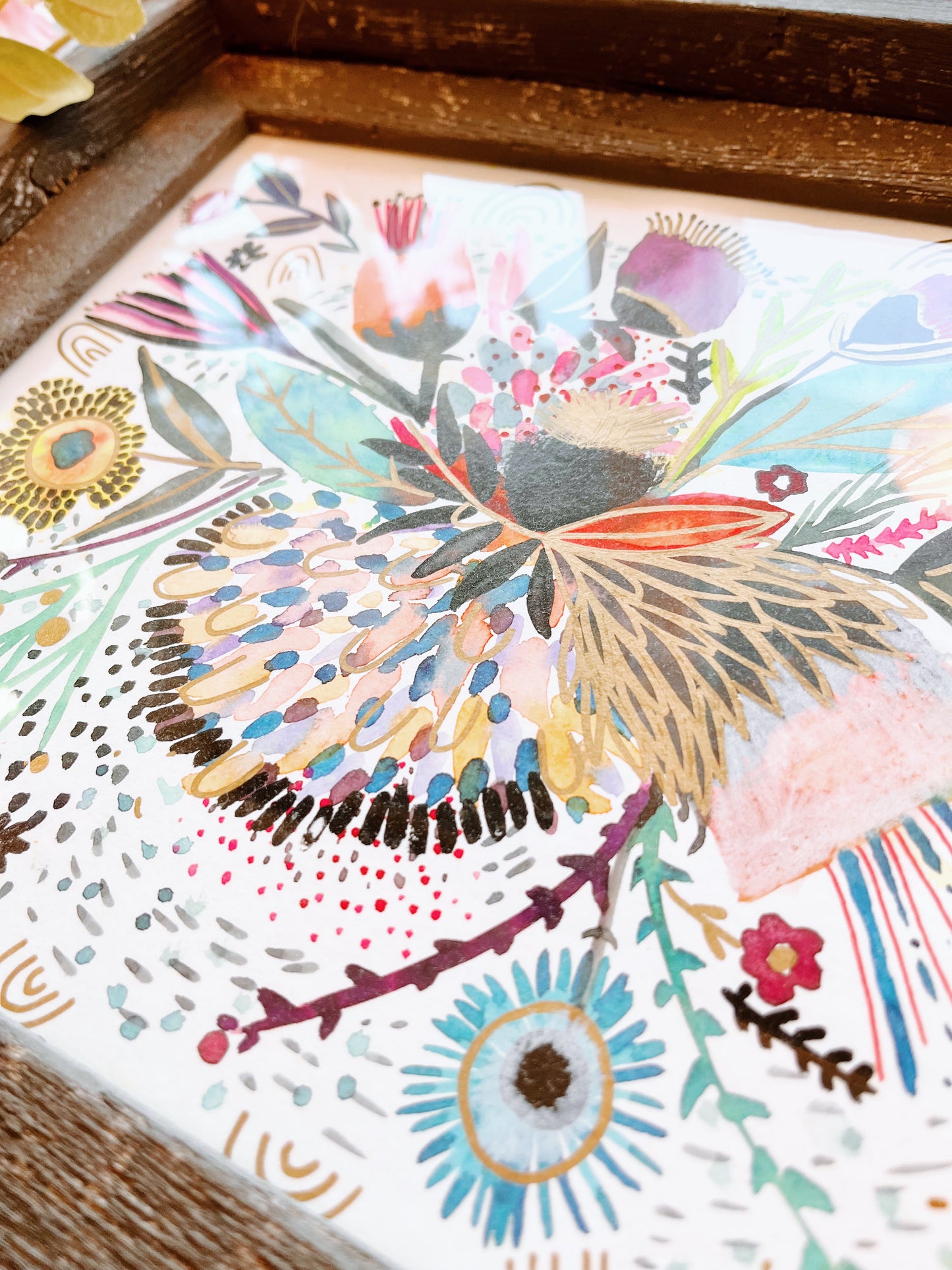 Spring Has Arrived | Original Watercolor | art size 9x12 in. | with frame 11x14 in.