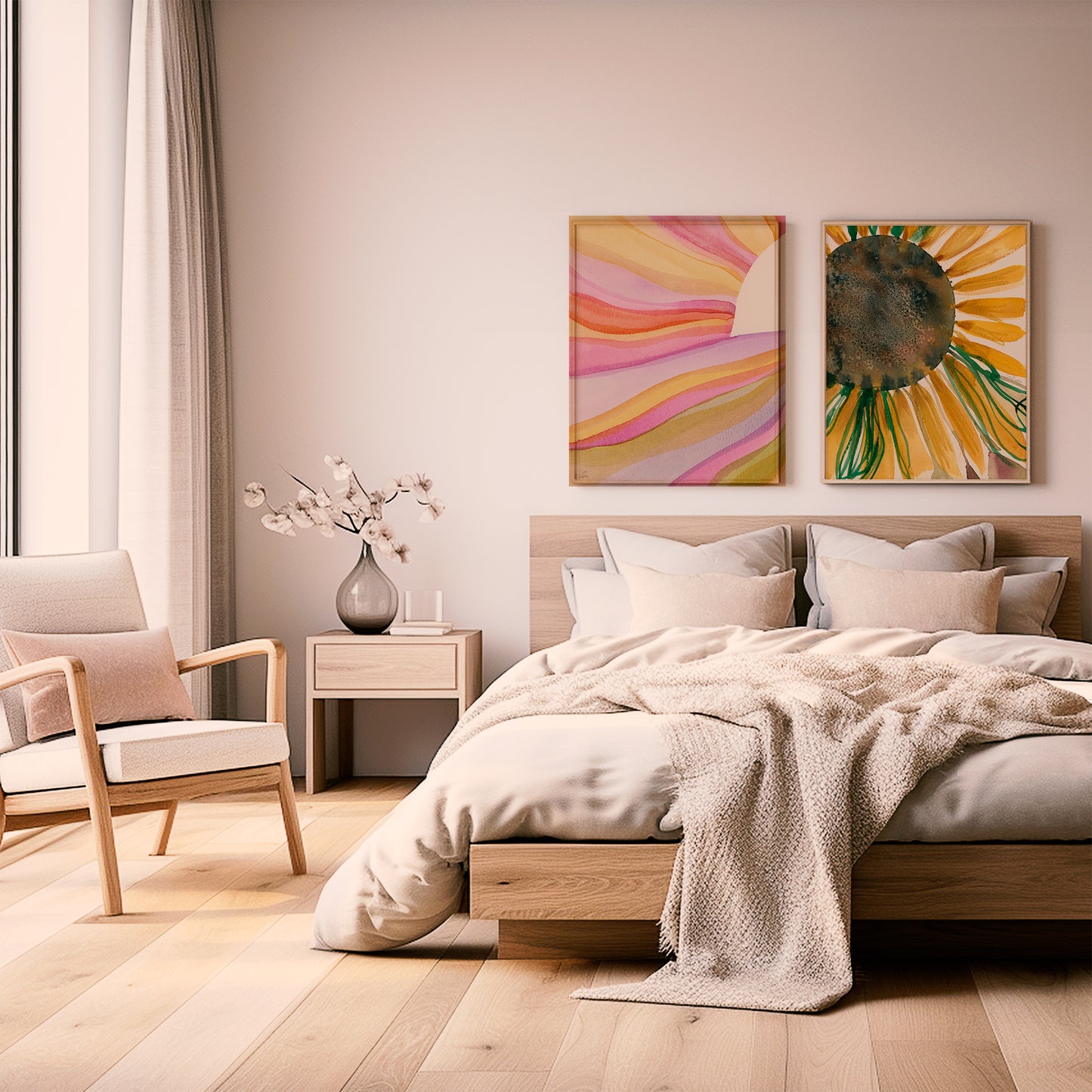 Sun Rays no 4 Fine Art Print | Cozy Wall Art