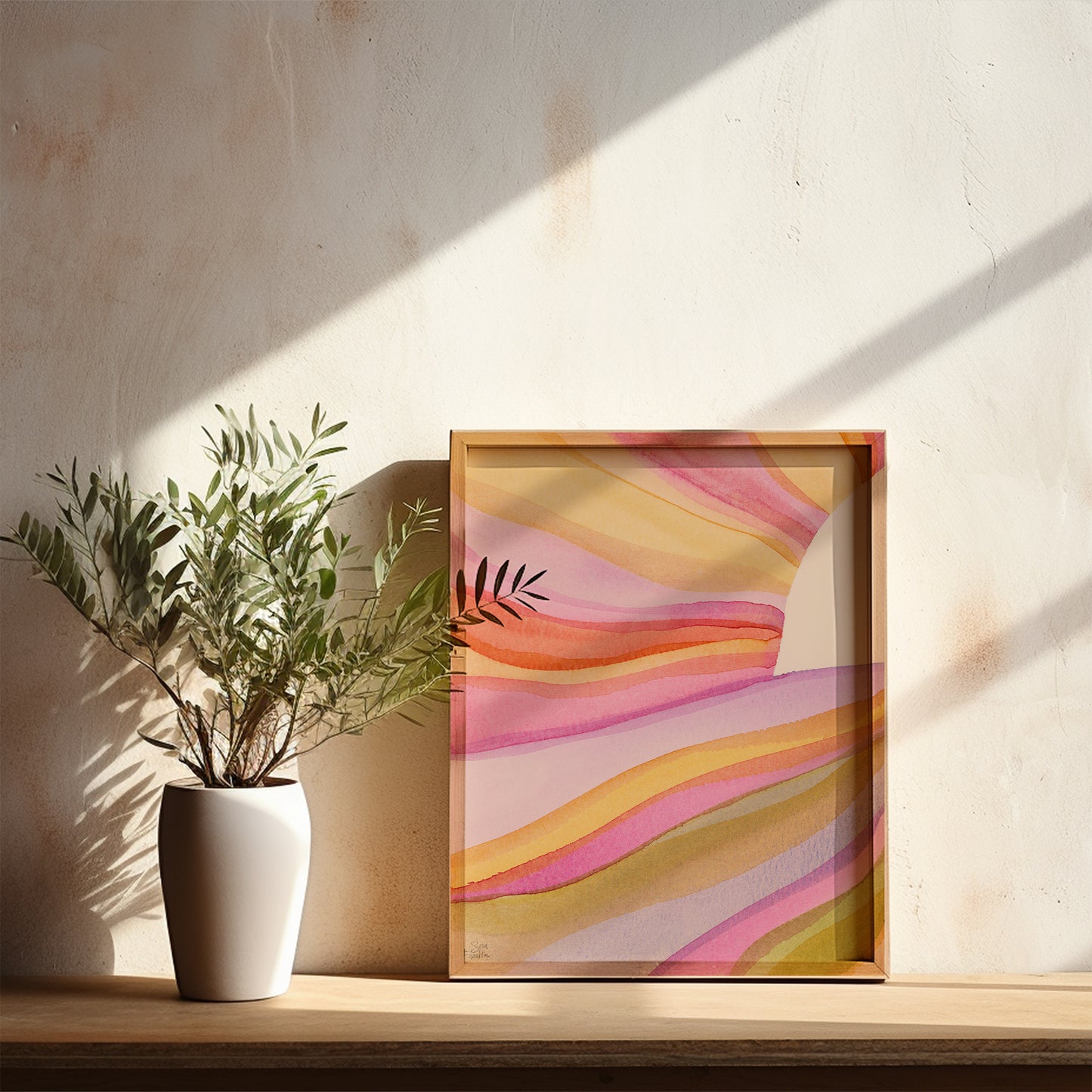 Sun Rays no 4 Fine Art Print | Cozy Wall Art