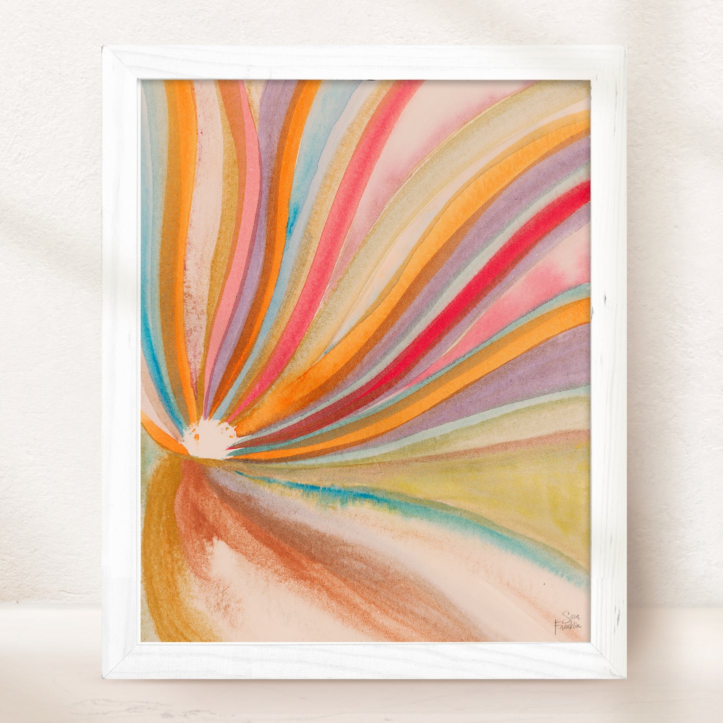 Sun Rays no 6 Fine Art Print | Cozy Wall Art