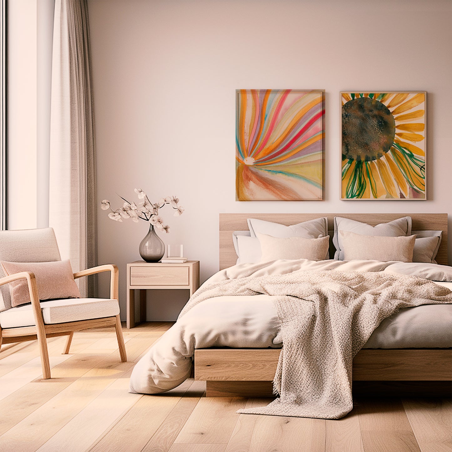 Sun Rays no 6 Fine Art Print | Cozy Wall Art