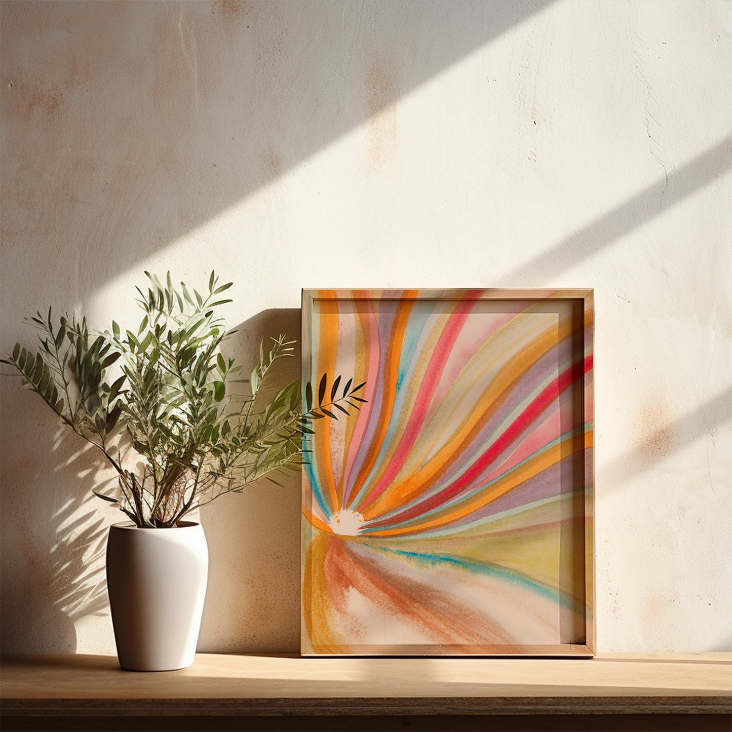 Sun Rays no 6 Fine Art Print | Cozy Wall Art