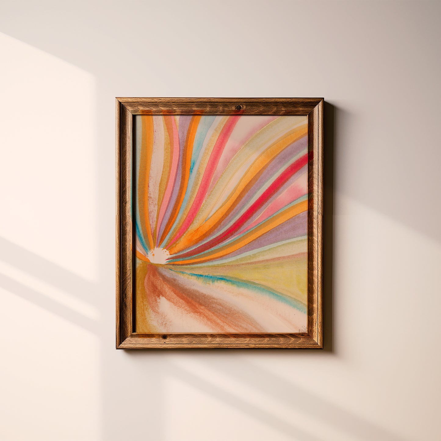 Sun Rays no 6 Fine Art Print | Cozy Wall Art