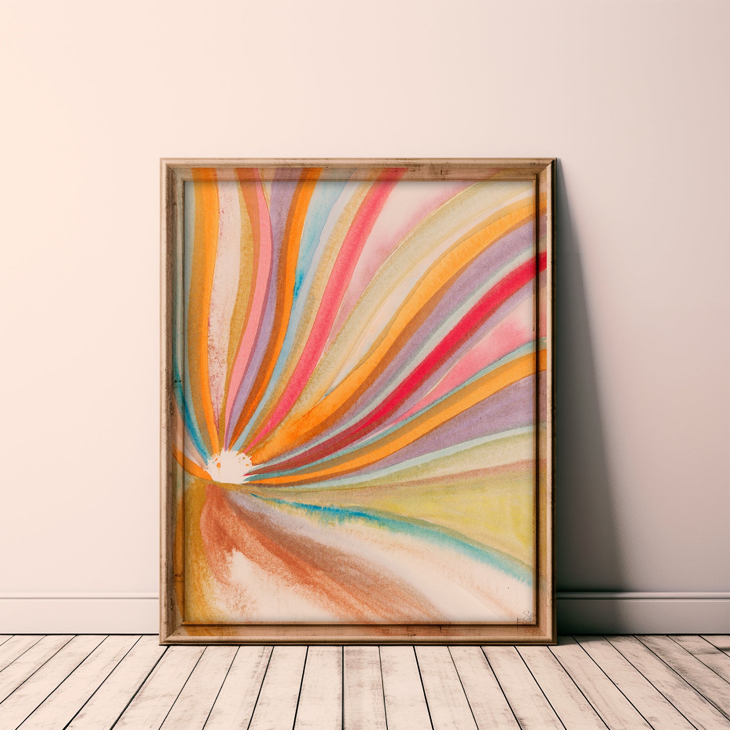 Sun Rays no 6 Fine Art Print | Cozy Wall Art