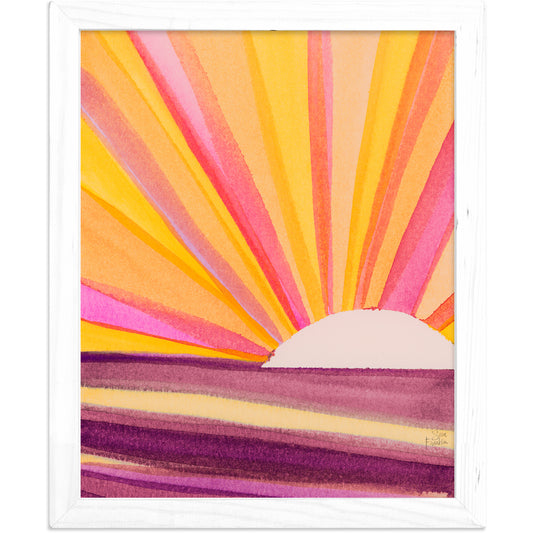 Sun Rays no 7 Fine Art Print | Cozy Wall Art