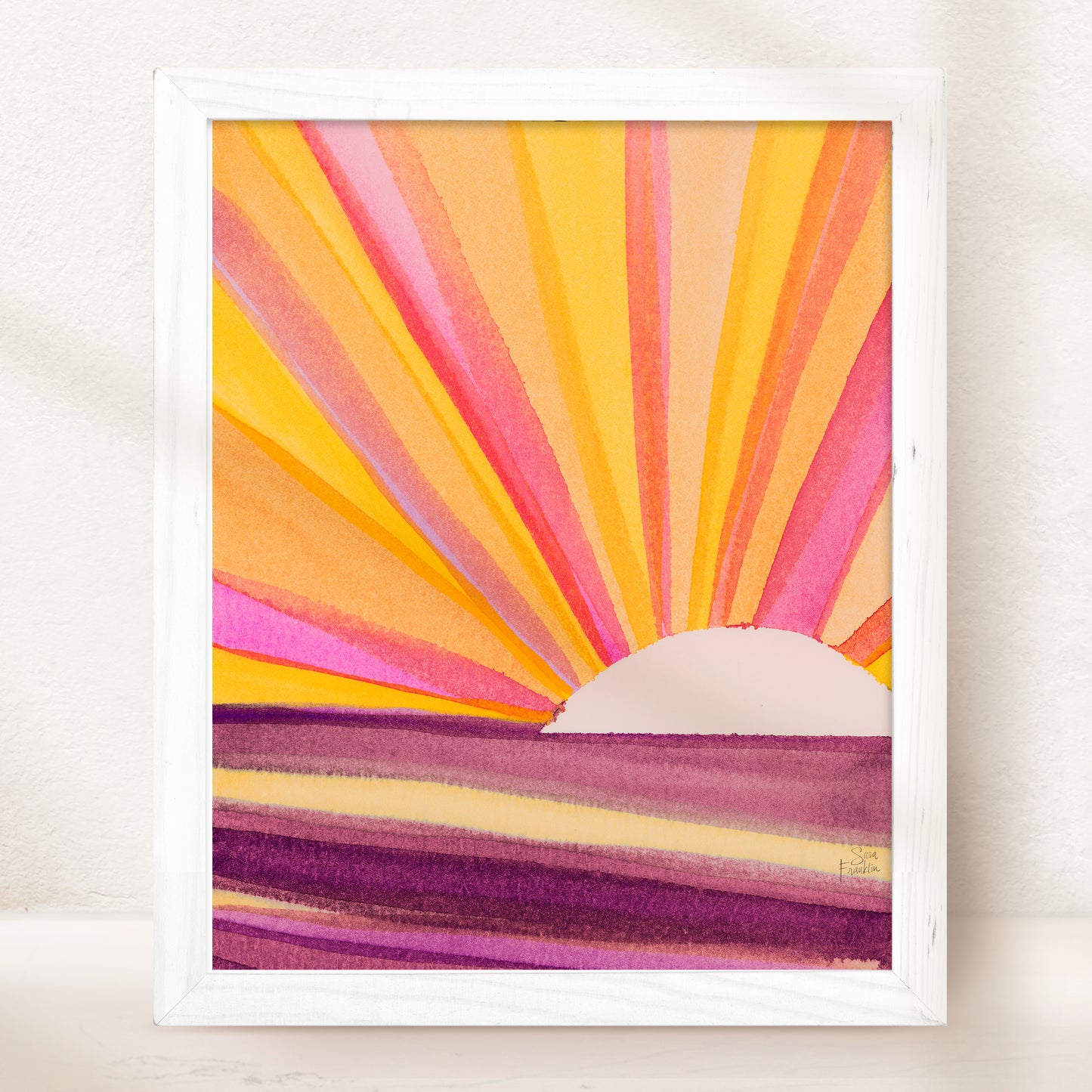 Sun Rays no 7 Fine Art Print | Cozy Wall Art