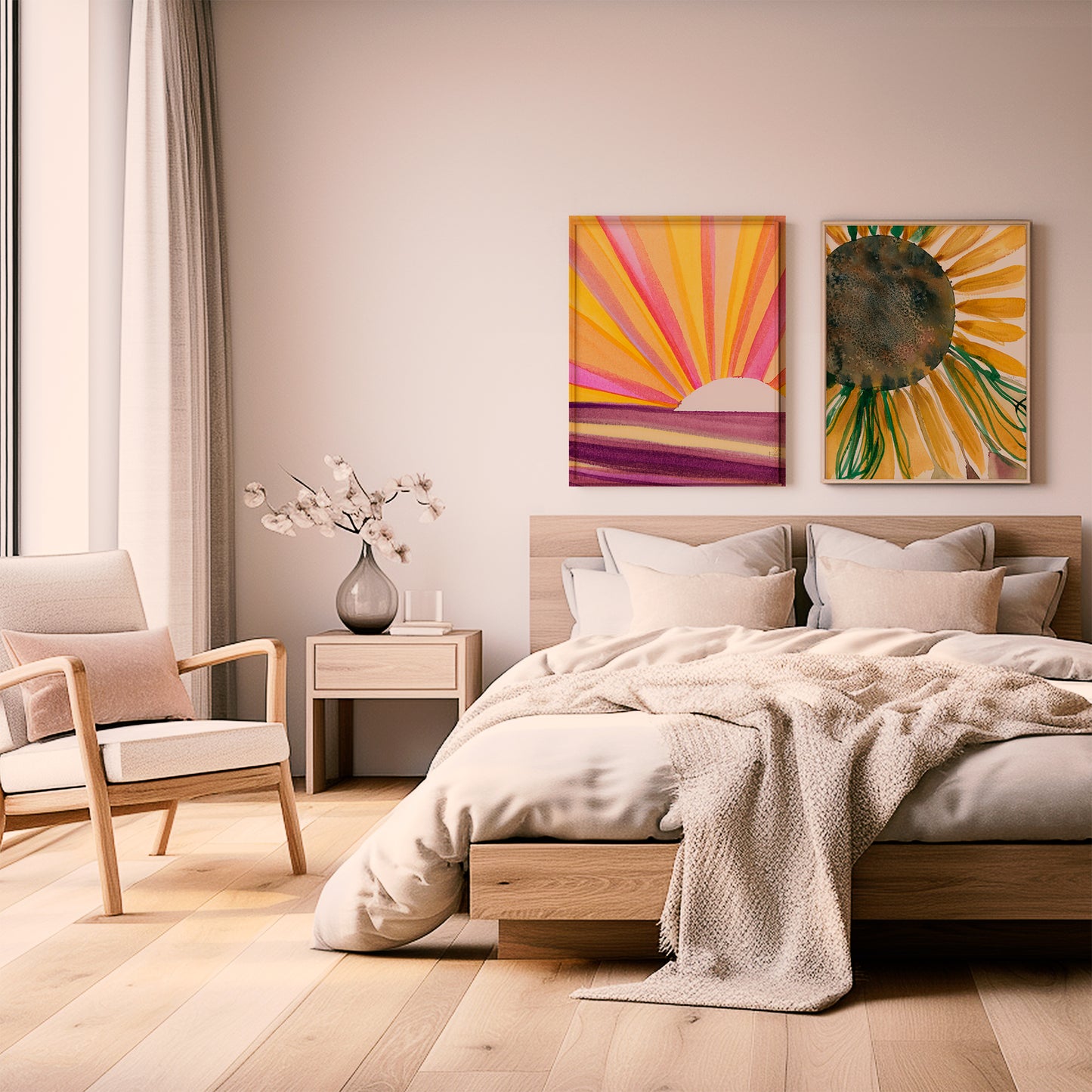 Sun Rays no 7 Fine Art Print | Cozy Wall Art