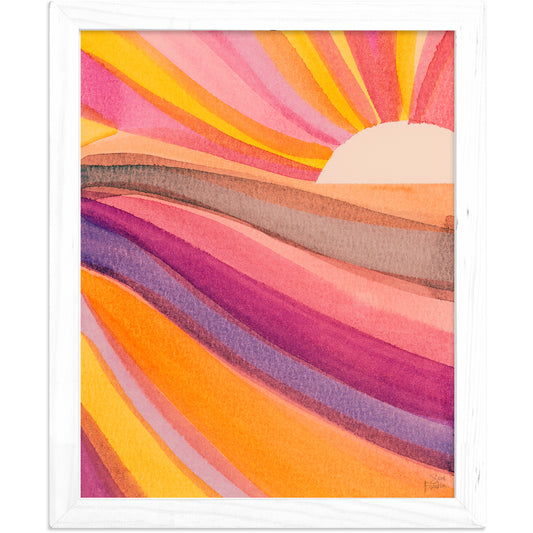 Sun Rays no 8 Fine Art Print | Cozy Wall Art