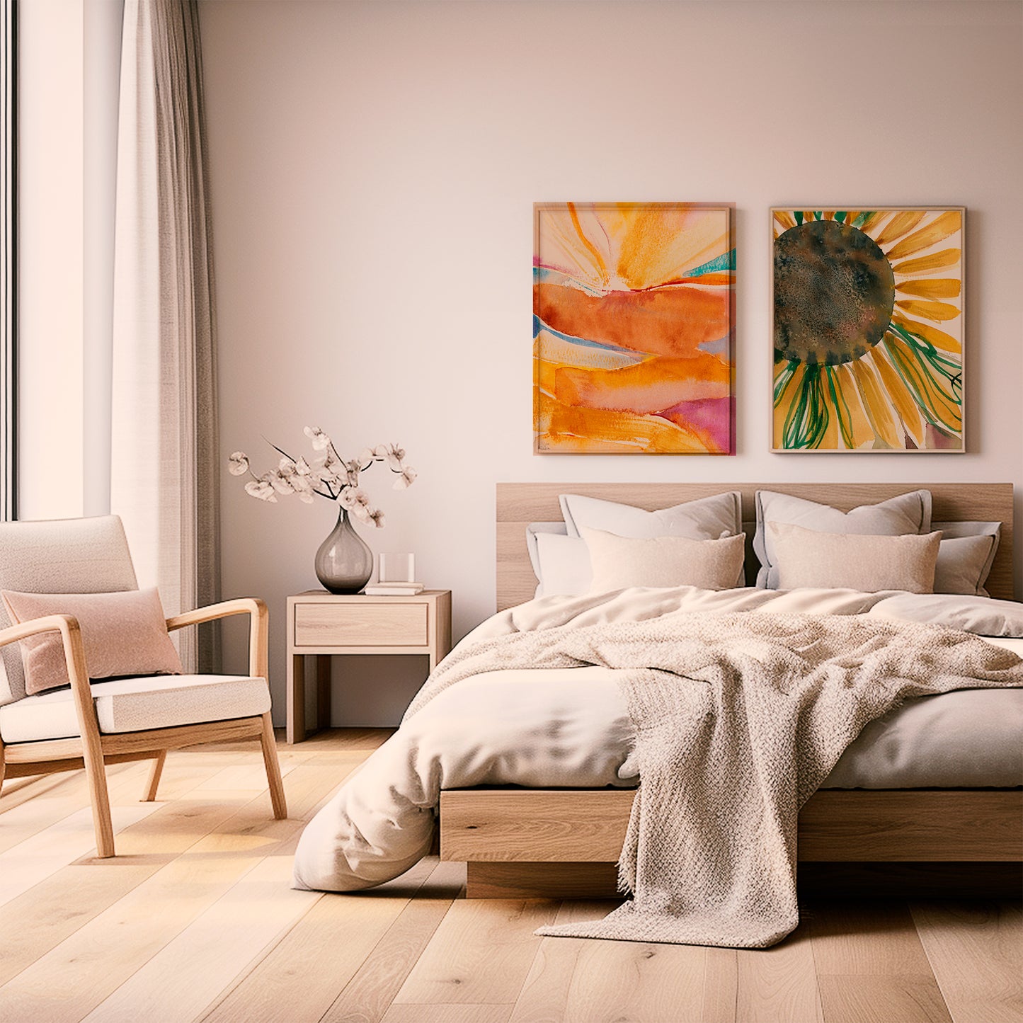 Sun Rays no 9 Fine Art Print | Cozy Wall Art