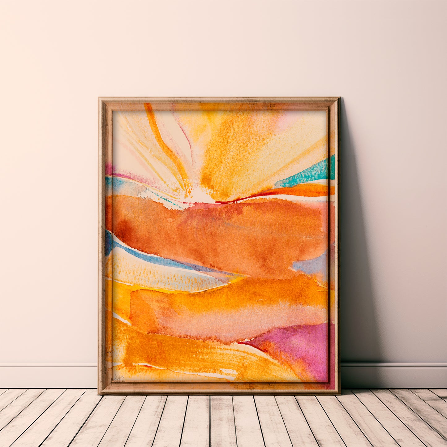 Sun Rays no 9 Fine Art Print | Cozy Wall Art