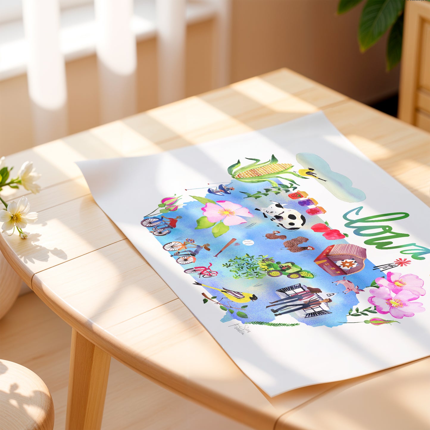 a picture of a table with a vase of flowers on it