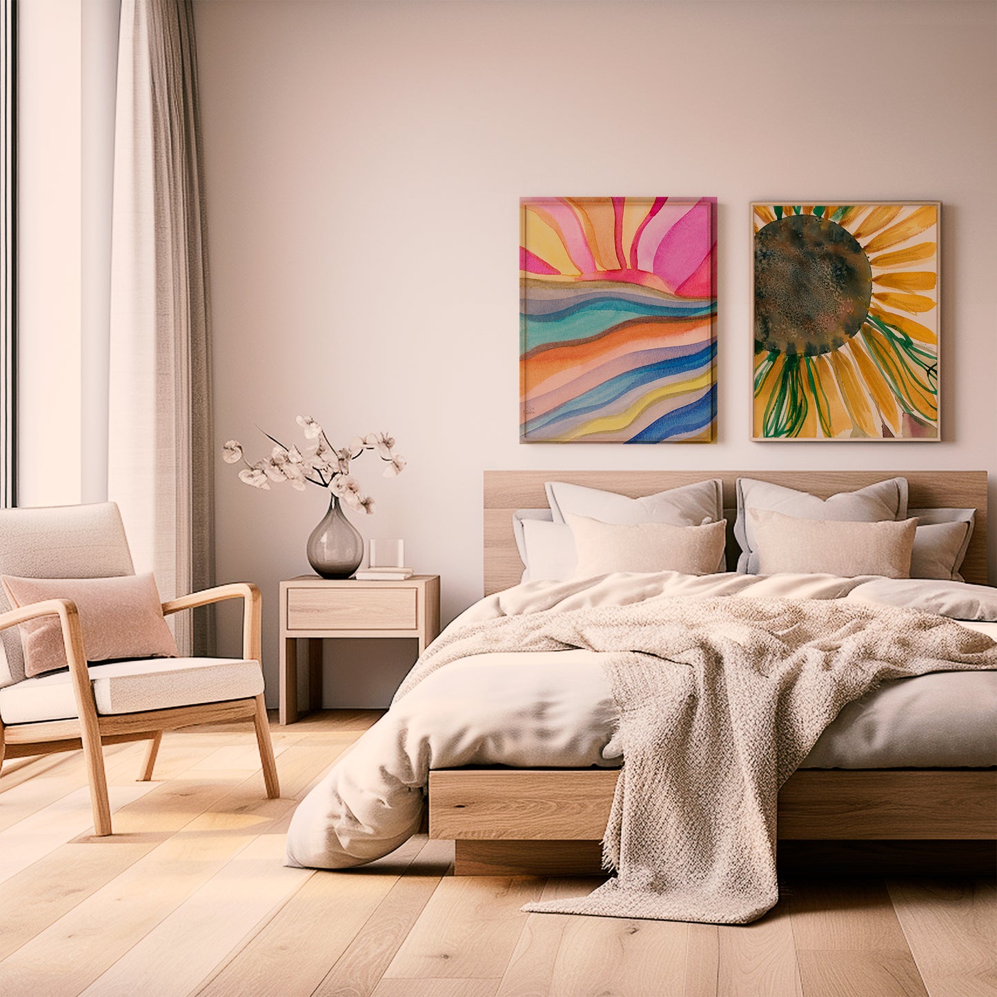 Sun Rays no 5 Fine Art Print | Cozy Wall Art