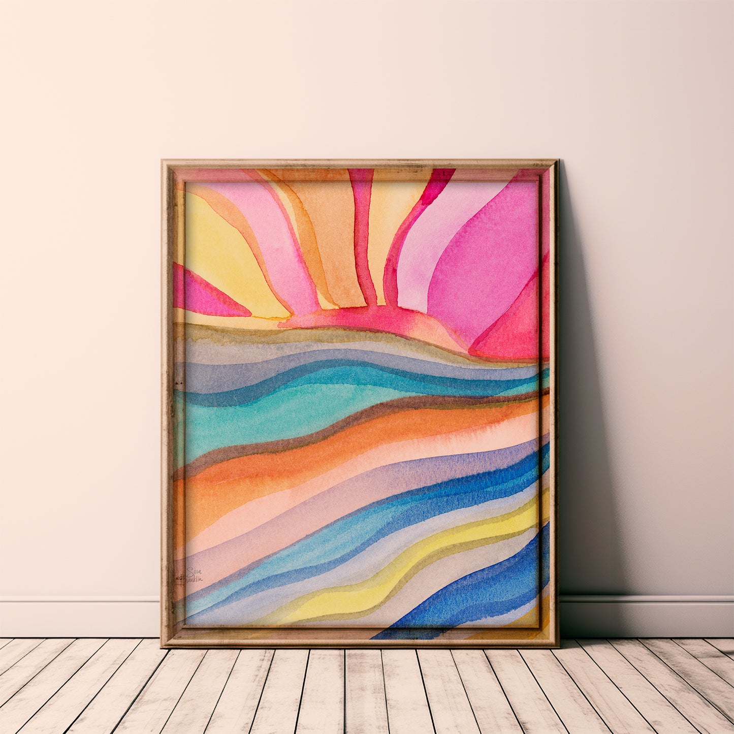 Sun Rays no 5 Fine Art Print | Cozy Wall Art