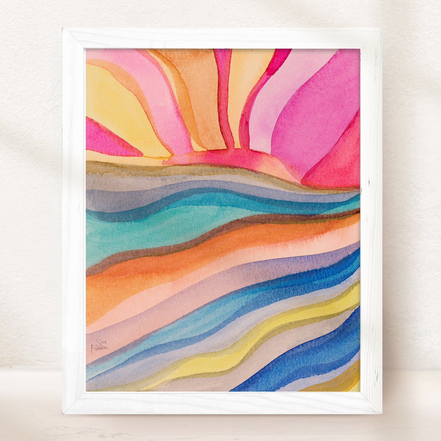 Sun Rays no 5 Fine Art Print | Cozy Wall Art