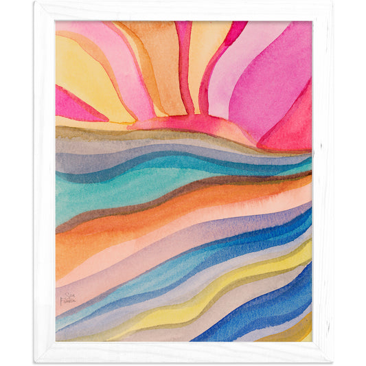 Sun Rays no 5 Fine Art Print | Cozy Wall Art