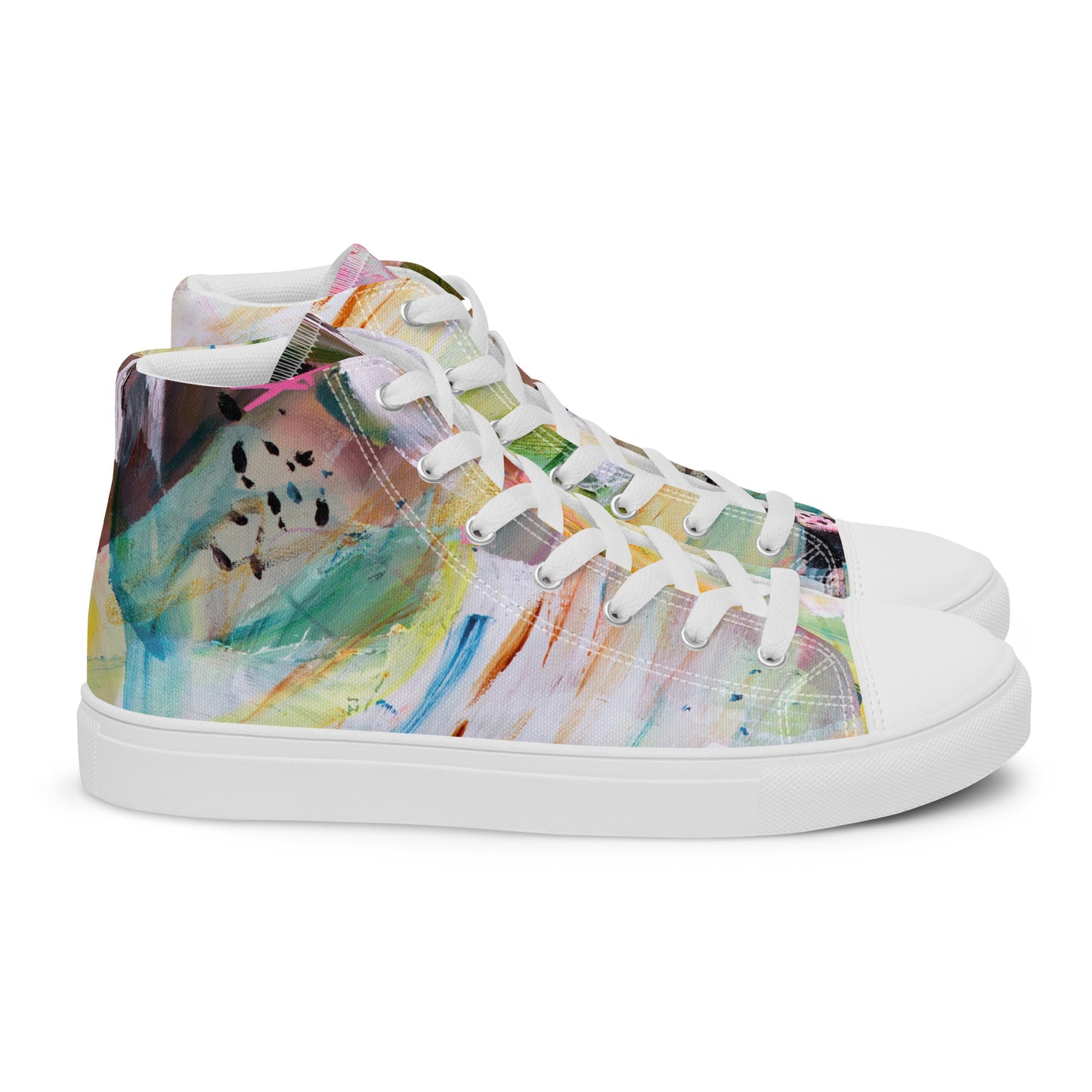 Wandering by Sara Franklin | Women’s high top canvas shoes