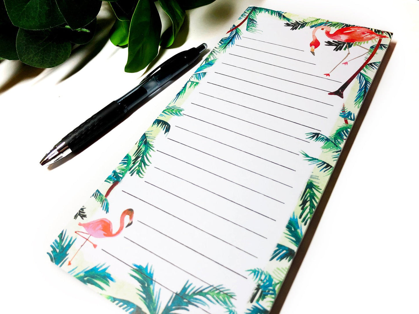 Flamingo Magnetic Notepad by Sara Franklin